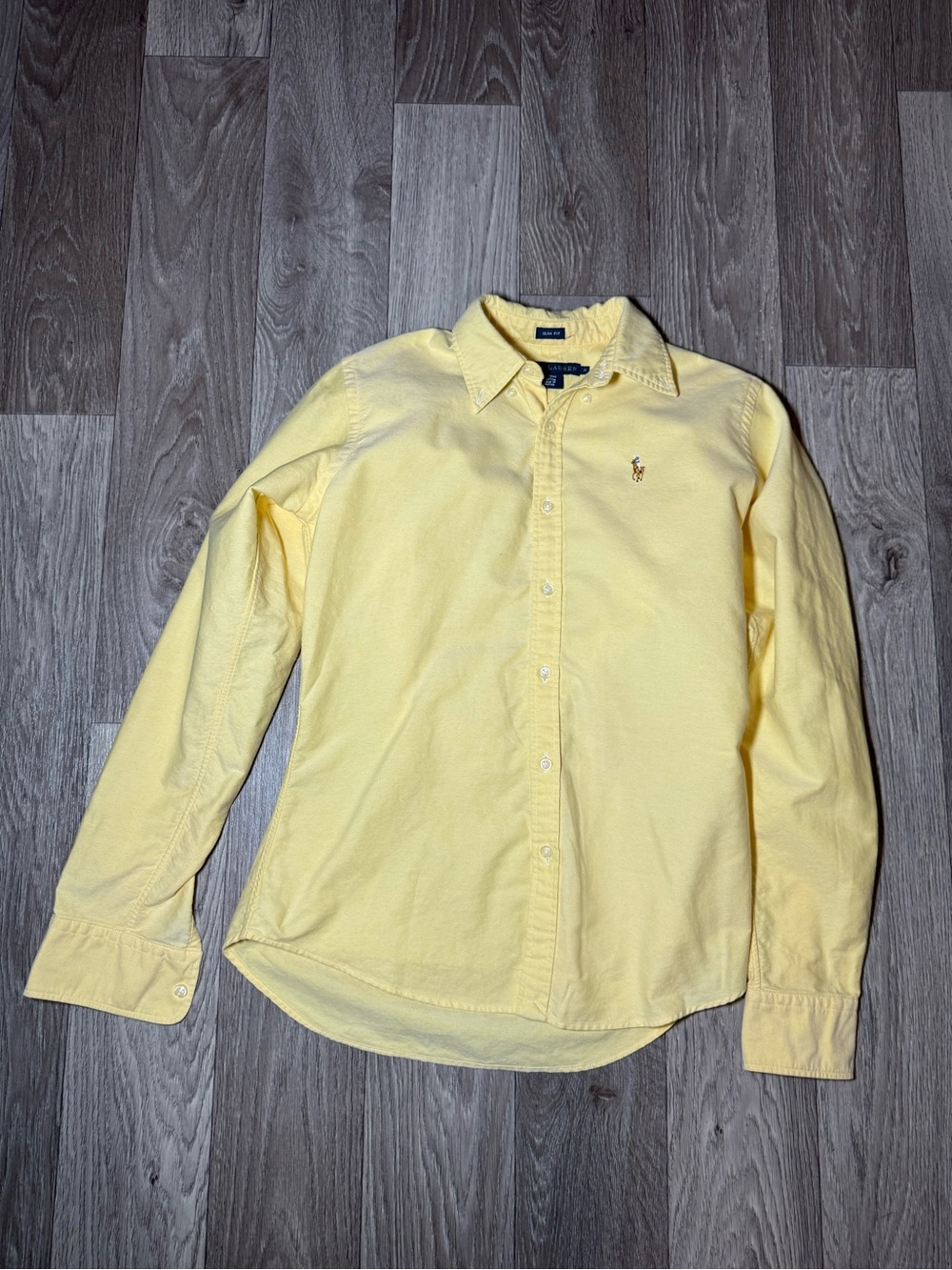 Polo by Ralph Lauren Woman’s Yellow Oxford Button-Down Shirt